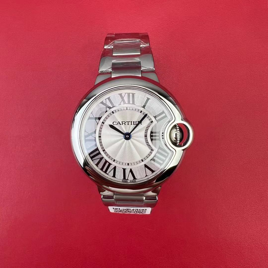 [국내배송] AF 발롱블루 33mm 화이트 쿼츠 8.30 4번