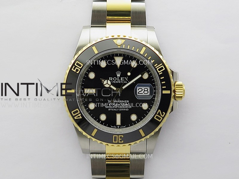 Submariner 126613 LN SS/YG Black Ceramic 904L Steel VSF 1:1 Best Edition VS3235