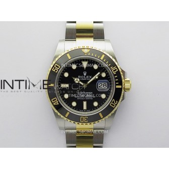 Submariner 126613 LN 904L Steel/YG THBF 1:1 Best Edition Black Dial On 904L Steel/YG Bracelet SH3235