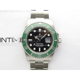 Submariner 41mm 126610 LV Green Ceramic 904L Steel AR+F 1:1 Best Edition Black Dial On 904L SS Bracelet VR3235