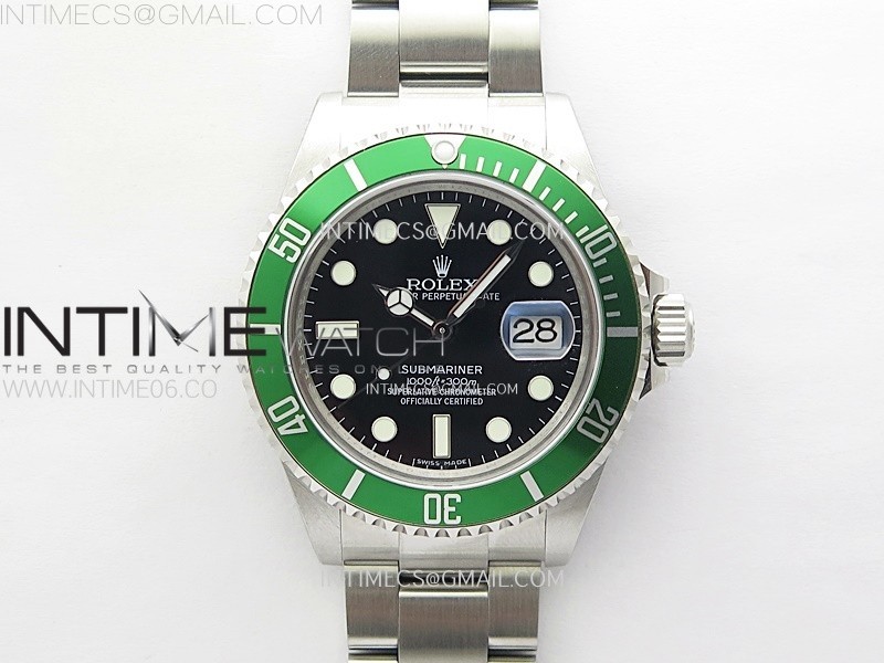 Submariner 16610 LV 904L Steel ARF 1:1 Best Edition on SS Bracelet SH3135 V2