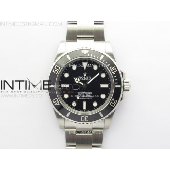Submariner 41mm 124060 No Date 904L Steel VSF 1:1 Best Edition Black Dial VS3230