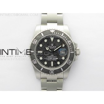 Submariner DIW Carbon Bezel VSF 1:1 Best Edition Black Carbon Dial on Sandblasted Bracelet VS3135