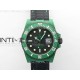 Submariner DIW Green Carbon VSF 1:1 Best Edition Black Dial on Black Nylon Strap VS3135