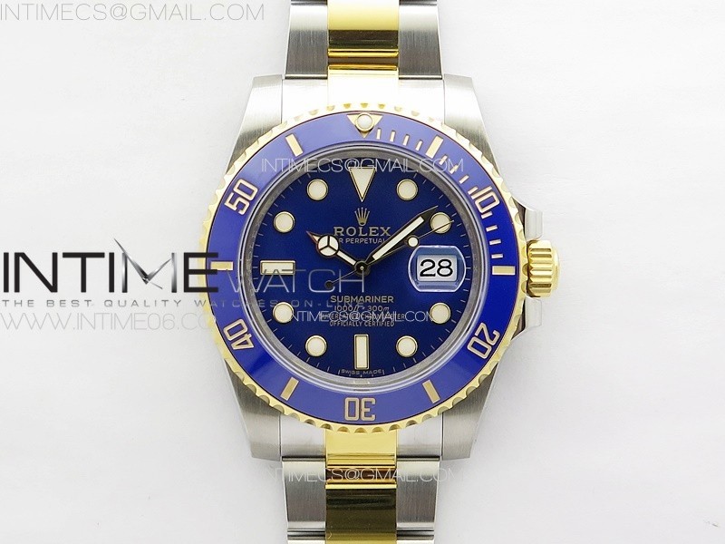 Submariner 116613 LB SS/YG Blue Ceramic 904L Steel VSF 1:1 Best Edition Blue Dial VS3135