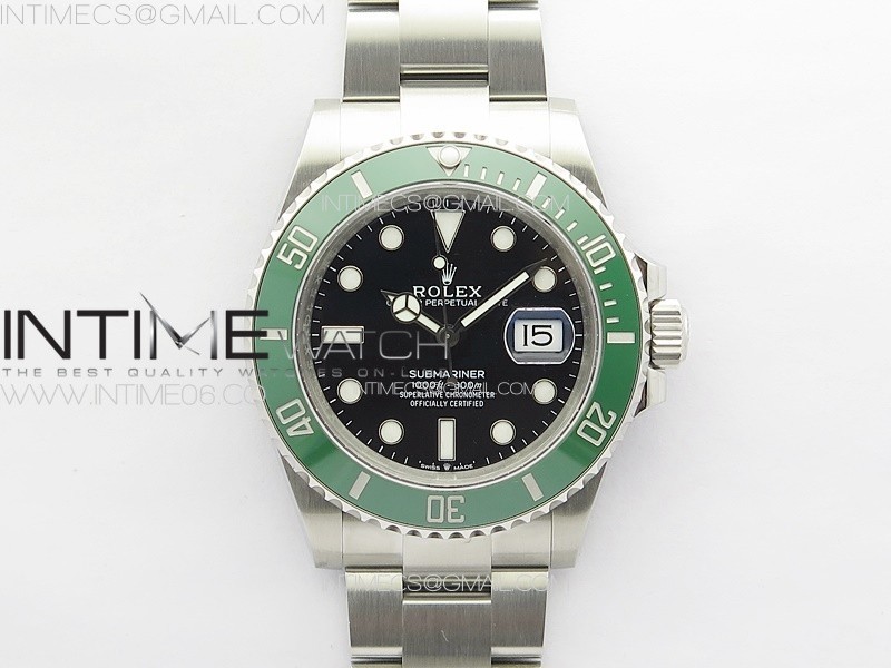 Submariner 41mm 126610 LV Green Ceramic 904L Steel VSF 1:1 Best Edition VS3235