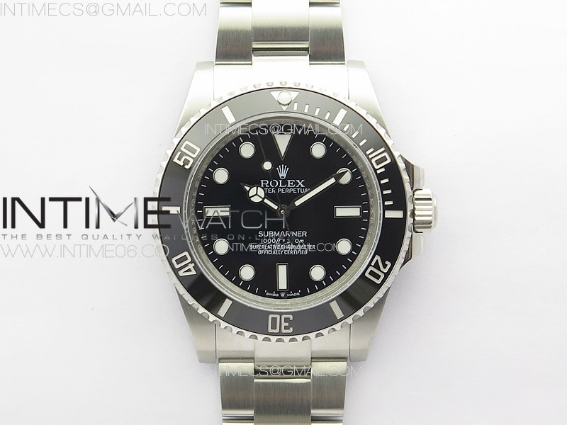 Submariner 41mm 124060 No Date Black Ceramic Bezel 3EF 1:1 Best Edition Black Dial On 904L Steel Case and Bracelet VR3230