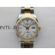 DateJust 126233 36mm 904L SS/RG AR+F 1:1 Best Edition White Dial Stick Marker On Oyster Bracelet VR3235