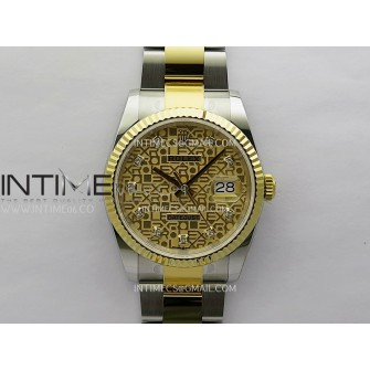 DateJust 126233 36mm 904L SS/YG AR+F 1:1 Best Edition Gold Jubilee Dial Diamond Marker On Oyster Bracelet VR3235