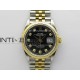 DateJust 126233 36mm 904L SS/YG VSF 1:1 Best Edition Black Dial Diamond Marker On Jubilee Bracelet VS3235