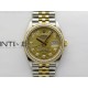 DateJust 36 126283 904L SS/YG VSF 1:1 Best Edition Gold Fluted Dial Diamonds Markers on Jubilee Bracelet VS3235