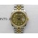 DateJust 36 126283 904L SS/YG VSF 1:1 Best Edition Gold Fluted Dial Sticks Markers on Jubilee Bracelet VS3235