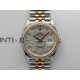 DateJust 36 126281 904L SS/RG VSF 1:1 Best Edition Silver Fluted Dial Diamonds Markers on Jubilee Bracelet VS3235
