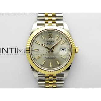 DateJust 41 126333 904L SS/YG VSF 1:1 Best Edition Silver Dial on Jubilee Bracelet VS3235
