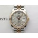 DateJust 41 126331 904L SS/RG VSF 1:1 Best Edition Motif Gray Fluted Dial on Jubilee Bracelet VS3235