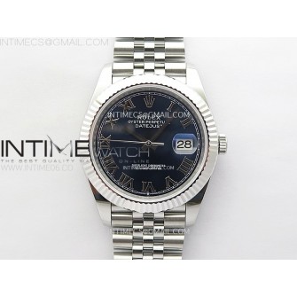 DateJust 41mm 126334 904 SS ARF 1:1 Best Edition Blue Dial Roman Markers on Jubilee Bracelet SH3235