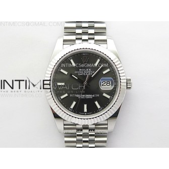 DateJust 41mm 126334 904 SS ARF 1:1 Best Edition Rhodium Dial Sticks Markers on Jubilee Bracelet SH3235