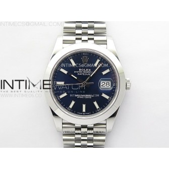 DateJust 41 126300 904L SS VSF 1:1 Best Edition Blue Dial on Jubilee Bracelet VS3235