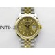 DateJust 36 SS 126233 904L SS/YG VSF 1:1 Best Edition Gold Fluted Dial Sticks Markers on Jubilee Bracelet VS3235