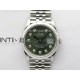 DateJust 36 SS 126234 VSF 1:1 Best Edition 904L Steel Green Leaves Dial Diamonds Markers on Jubilee Bracelet VS3235