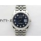 DateJust 36 SS 126234 VSF 1:1 Best Edition 904L Steel Blue Fluted Dial Diamonds Markers on Jubilee Bracelet VS3235