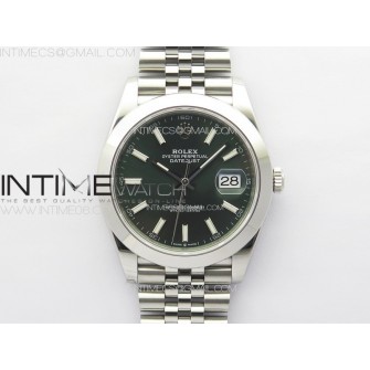 DateJust 41 126300 904L SS VSF 1:1 Best Edition Green Dial on Jubilee Bracelet VS3235