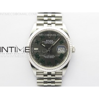 DateJust 36 SS 126234 VSF 1:1 Best Edition 904L Steel Gray Dial Roman Markers on Jubilee Bracelet VS3235