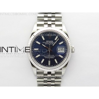DateJust 36 SS 126234 VSF 1:1 Best Edition 904L Steel Blue Dial on Jubilee Bracelet VS3235