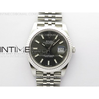 DateJust 41 126334 904L SS VSF 1:1 Best Edition Gray Dial on Jubilee Bracelet VS3235