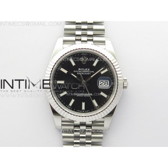 DateJust 41 126334 904L SS VSF 1:1 Best Edition Black Dial on Jubilee Bracelet VS3235
