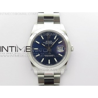 DateJust 41 126300 904L SS VSF 1:1 Best Edition Blue Dial on Oyster Bracelet VS3235