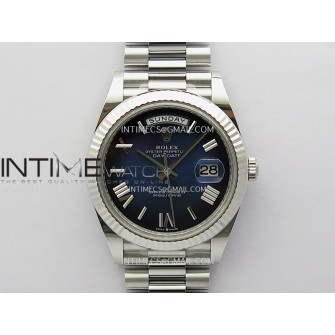 Day Date 228239 40mm Gain Weight V3 THBF 1:1 Best Edition Blue Ombre Dial Roman Marker On President Bracelet VR3255