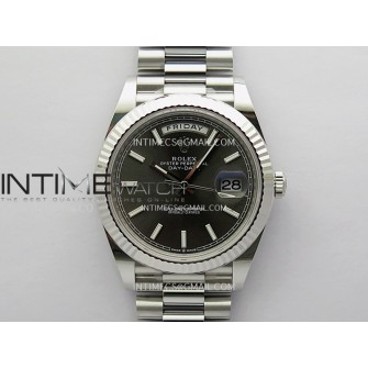 Day Date 228239 40mm Gain Weight V3 THBF 1:1 Best Edition Gray Dial Stick Marker On President Bracelet VR3255