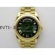 Day Date 40 YG 228238 THBF 1:1 Gain Weight Best Edition Green Ombre Dial Roman Marker on President Bracelet VR3255 V3
