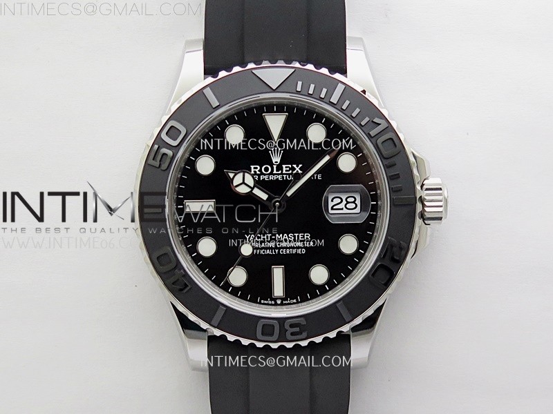 Yacht-Master 226659 VSF 1:1 Best Edition Black Dial on Oysterflex Strap VS3235 (Gain Weight)