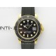 Yacht-Master 126658 YG VSF 1:1 Best Edition Black Ceramic Bezel on Oysterflex Strap VS3235