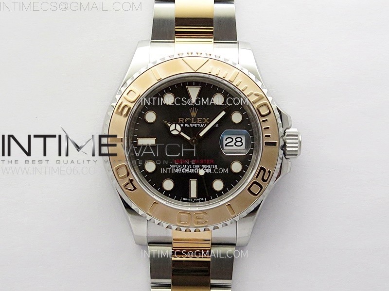 Yacht-Master 116621 904L/RG VSF 1:1 Best Edition Brown Dial On 904L/RG Bracelet VS3135