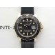 Yacht-Master 126655 Weight RG/Tungsten Gold ARF 1:1 Best Edition Black Ceramic Bezel on Oysterflex Rubber Strap VS3235