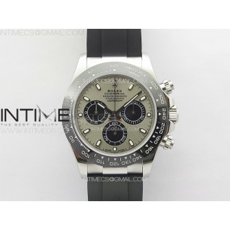 Daytona 116519LN APSF Gray Dial Stick Markers On Rubber Strap Slim A7750