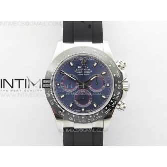 Daytona 116519LN APSF Best Edition Blue Dial Sticks Markers On Rubber Strap Slim A7750