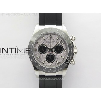 Daytona 116519LN APSF Best Edition Meteorite Dial Sticks Markers On Rubber Strap Slim A7750