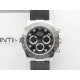 Daytona 116519LN APSF Black Dial Crystal Markers On Rubber Strap Slim A7750