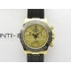 Daytona 116518LN YG APSF Gold Dial Stick Markers On Rubber Strap Slim A7750
