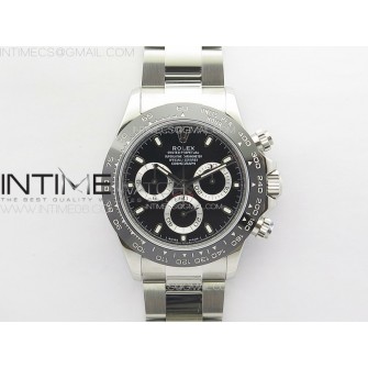 Daytona 116500LN APSF Black Dial Sticks Markers On SS BraceletSlim A7750