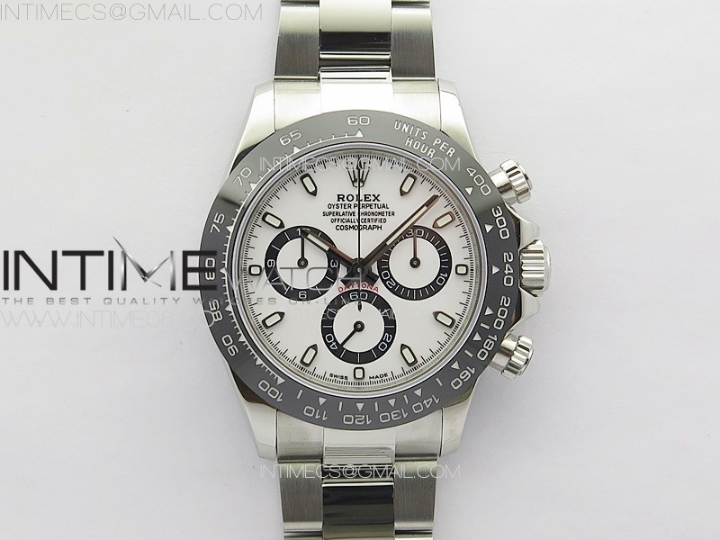 Daytona 116500LN APSF Best Edition White Dial Sticks Markers On SS Bracelet Slim A7750