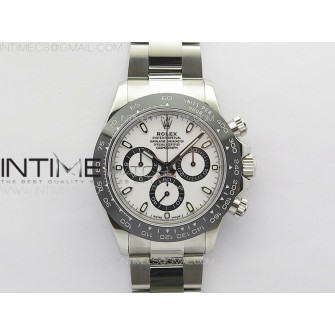 Daytona 116500LN APSF Best Edition White Dial Sticks Markers On SS Bracelet Slim A7750