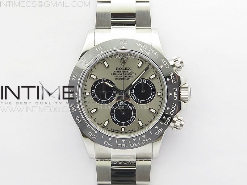 Daytona 116500LN APSF Gray Dial Stick Markers On SS Bracelet Slim A7750
