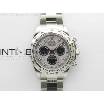 Daytona 116506 APSF Meteorite Dial Sticks Markers On SS Bracelet Slim A7750