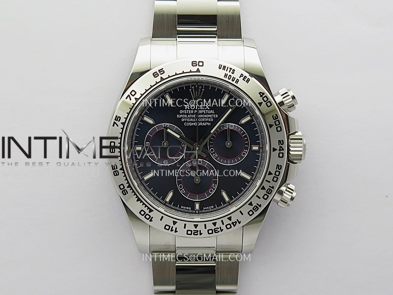 Daytona 126509 SS APSF 1:1 Best Edition Blue Dial Stick Markers on 904L SS Bracelet SH4131