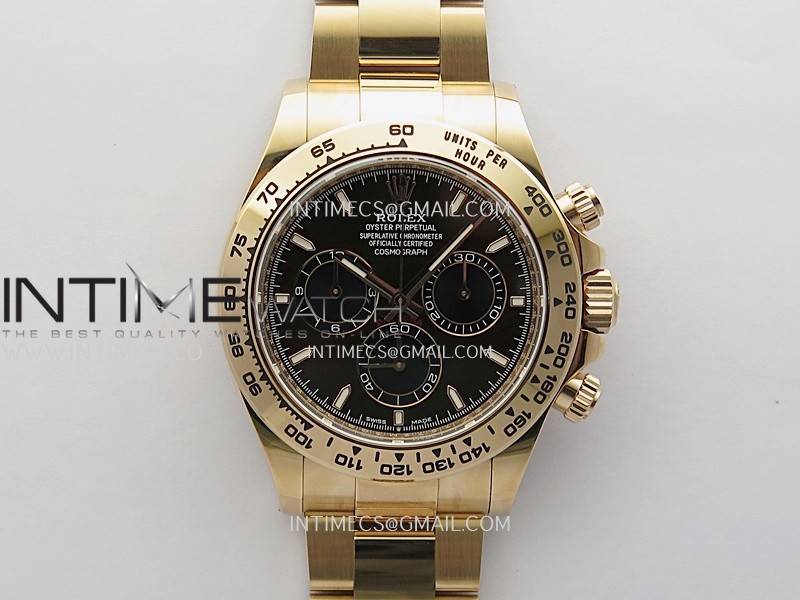 Daytona 126509 RG APSF 1:1 Best Edition Brown Dial Stick Markers on 904L RG Bracelet SH4131